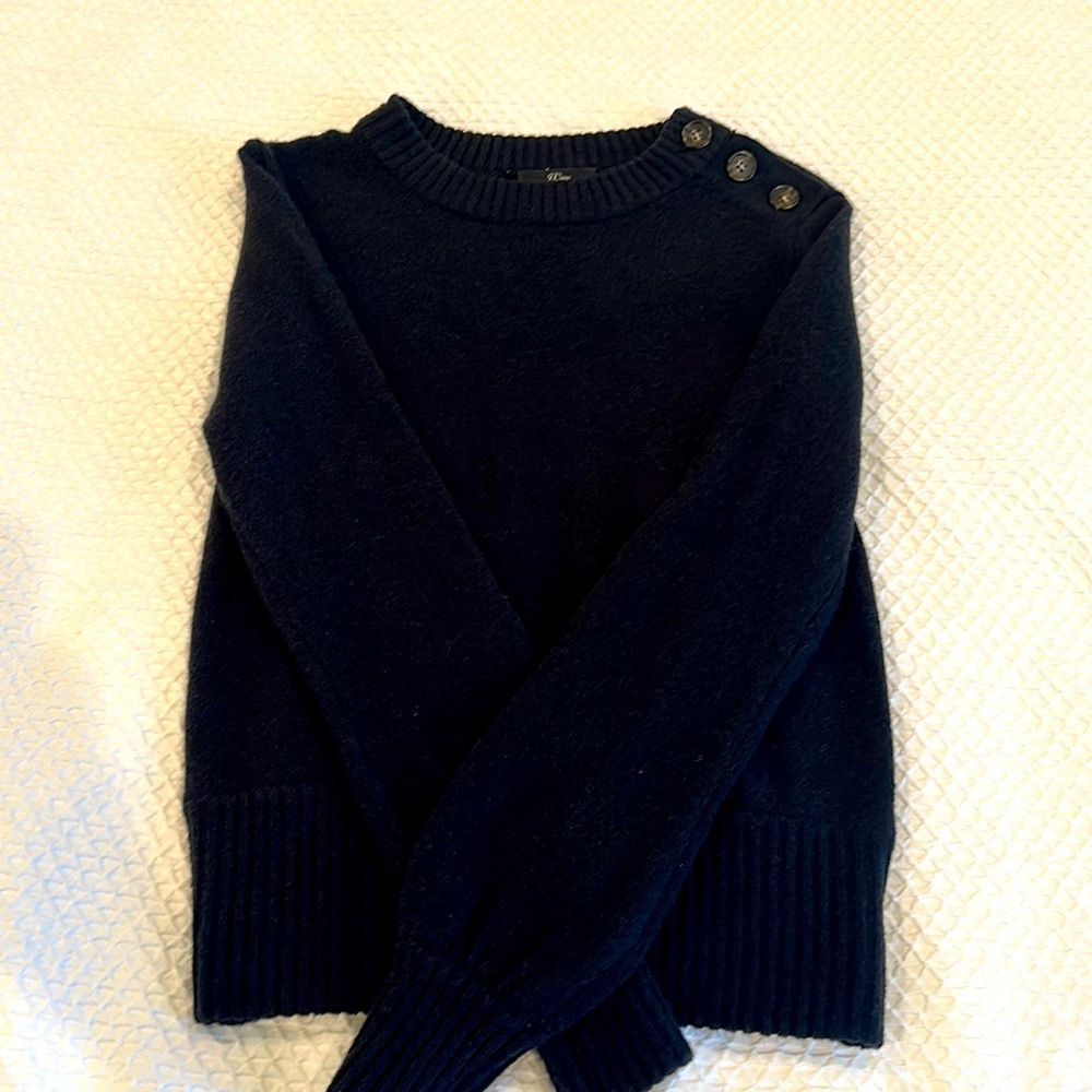 JCrew Crew Neck Sweater Black